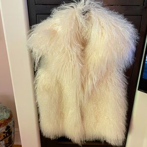 Michael Kors Mongolian lamb fur vest
